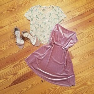 Urban Outfitters Velvet Mini Dress